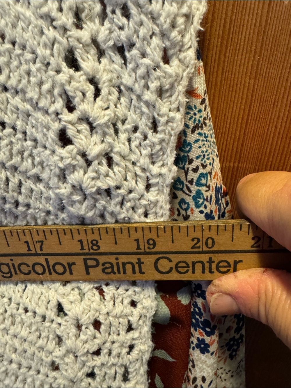 BOHO inspired Cream Crochet Openwork Knit Vest- may be hand made - Picture 15 of 16